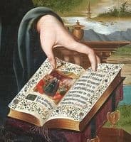 Detail from Virgin and Child with the Infant Saint John, Joan de Burgunya