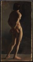 Male Nude, Seen from Behind