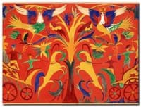 Composition with Horses and Birds