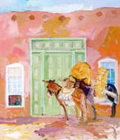 Pack Mules at Green Door