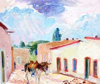 Village Street Scene