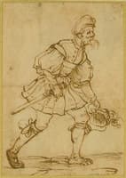 A Soldier walking
