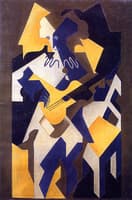 Harlequin with Guitar