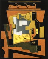 Still Life with Bottle of Bordeaux