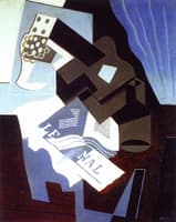 Guitar, Book and Newspaper