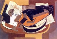 Guitar and Fruit Dish
