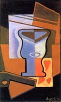 Glass and Playing Card