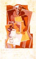 Pierrot Seated at a Table