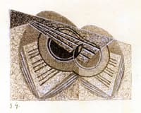 Still Life with Guitar and Book of Music