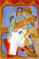 Pierrot with Guitar