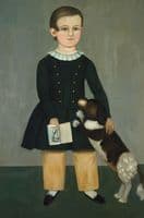 Young Boy with Dog