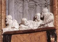 The Ecstasy of Saint Theresa:  Loggia of the Cornaro Family