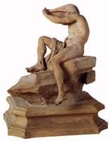 Fontana dei Quattro Fiumi (Fountain of the Four Rivers):  model for Nile
