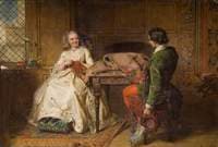 Catherine Seyton and Roland Graeme, from Sir Walter Scott's 'The Abbot'
