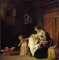 Mother with Two Children