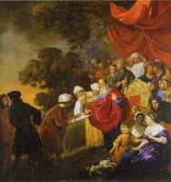 Zerubbabel Displays a Plan of Jerusalem to Cyrus the Great