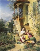 Three Girls Reading