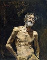 Old Man Naked in the Sun
