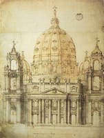 Sketch of the Facade of St. Peter