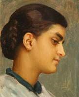 Head of Spanish Girl