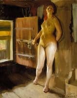 At the Door of the Loft