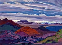 Moreland Landscape with Sunset, Collioure