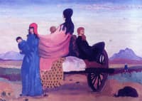 The Cart (study for The Hoppers)