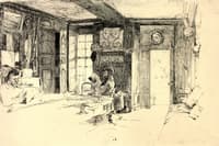 Interior of the Farm, Giverny