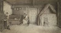 Family Scene in an Interior