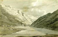 Lake of Klöntal from the East