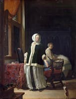 Lady at Her Toilet