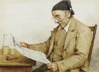 Grandfather with Newspaper