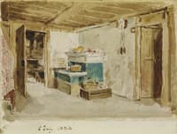 Parlor with Green Stove