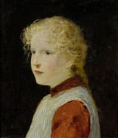 Portrait of a Blonde Girl
