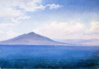 Bay of Naples, Vesuvius, from Sorrento