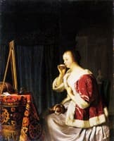 Young Lady at Her Dressing-Table