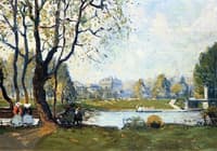 The Boston Public Garden in Spring