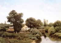Cottage by a Stream