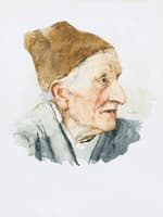 Portrait of a Farmer with Hat