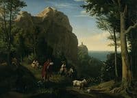 Valley by Amalfi and Salerno Bay