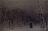 Boulevard in Winter
