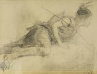 Study for "Lake Dwellers"