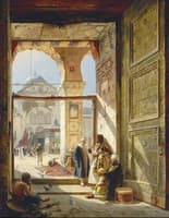 At the Door of the Umayyad Mosque
