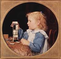 Girl with Dominoes