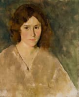 Untitled (class demonstration, portrait of a young woman)