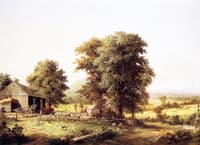 Summer Farm Scene