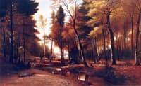 Autumn Picnic along the Stream