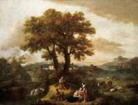 Italian Landscape with a Boy Piping