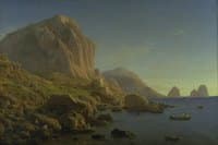A Rocky Coast, Capri: Soon after Sunrise