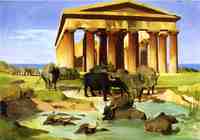View of Paestum, (study)
